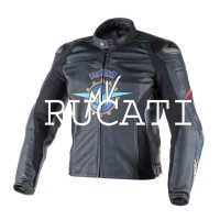 2016 MV AGUSTA BLACK LEATHER MOTORCYCLE MOTOGP LEATHER JACKET 100% COWHIDE LEATHER