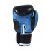 Sandee Boxing Gloves Neon Leather Black Blue Muay Thai Kickboxing MMA