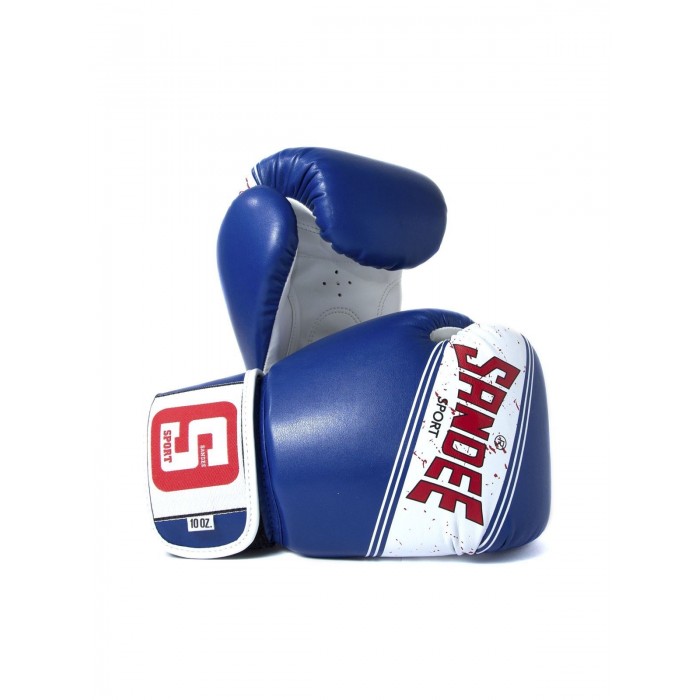 Sandee Sport Boxing Gloves Black White Muay Thai Kickboxing MMA K1 Striking