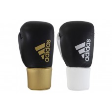 Adidas Hybrid 200 Pro Lace Up Leather Boxing Gloves Sparring 10oz 12oz 14oz 16oz
