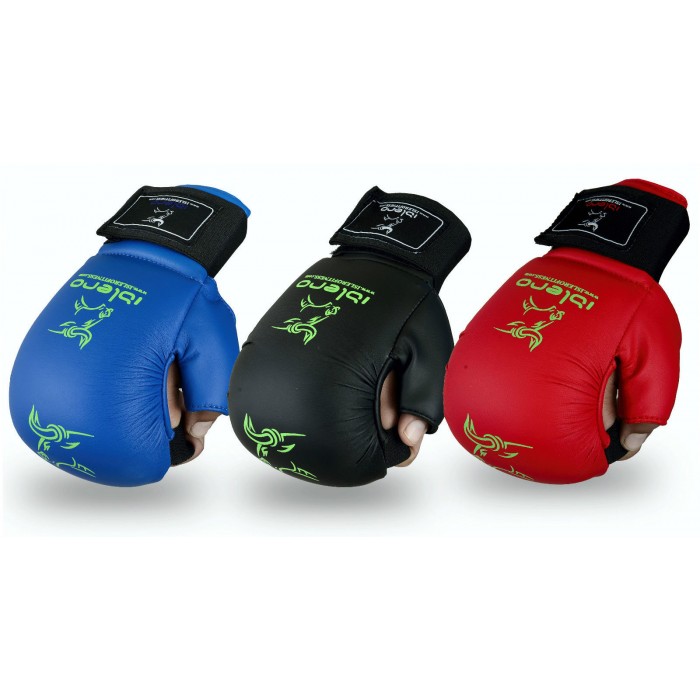 EVO PU Karate Sparring Mitt GEL Gloves MMA Judo Taekwondo Martial Arts Jiu-Jitsu