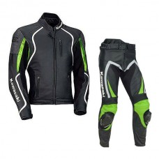 Kaw Ninja Motorcycle Racing Leather Suit
