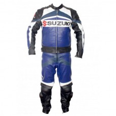 SUZUKI GSXR Motorcycle Leather Suit BSM