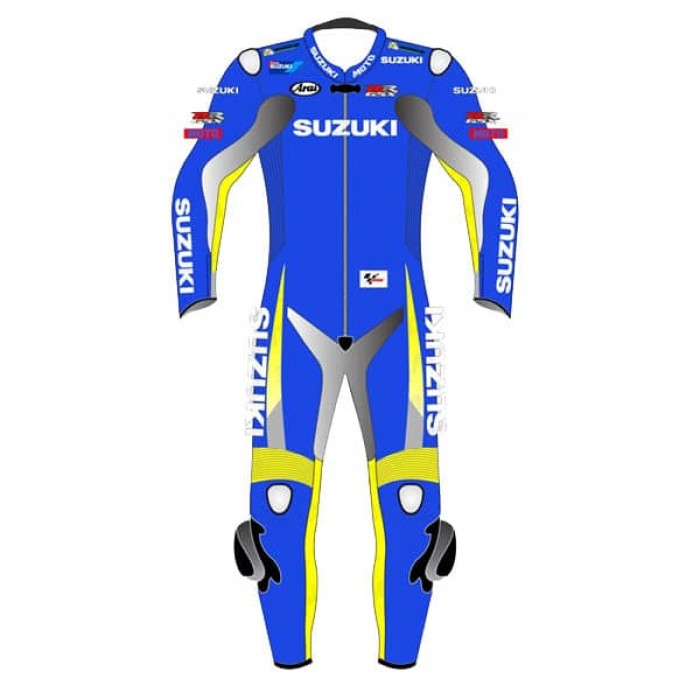 Suzuki Motorbike Leather Racing Suit – Biker Suit