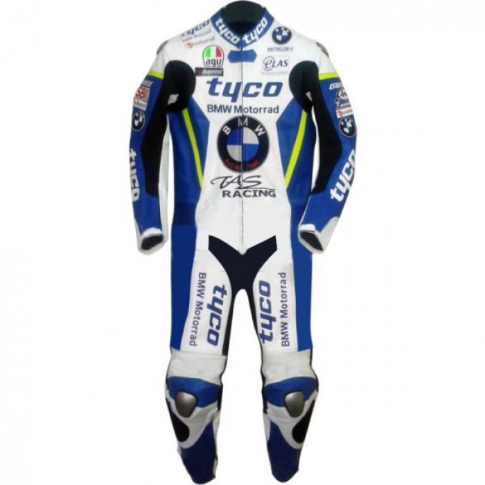 Tyco BMW Motorrad TAS Racing Team Leather Suit For Sale