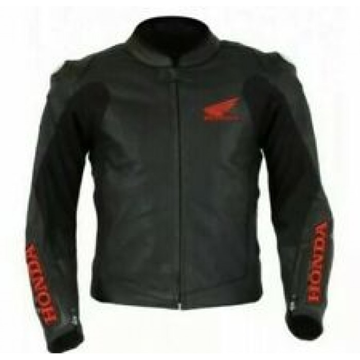Honda Custom Made Best Quality Racing Leather Jacket For Mens