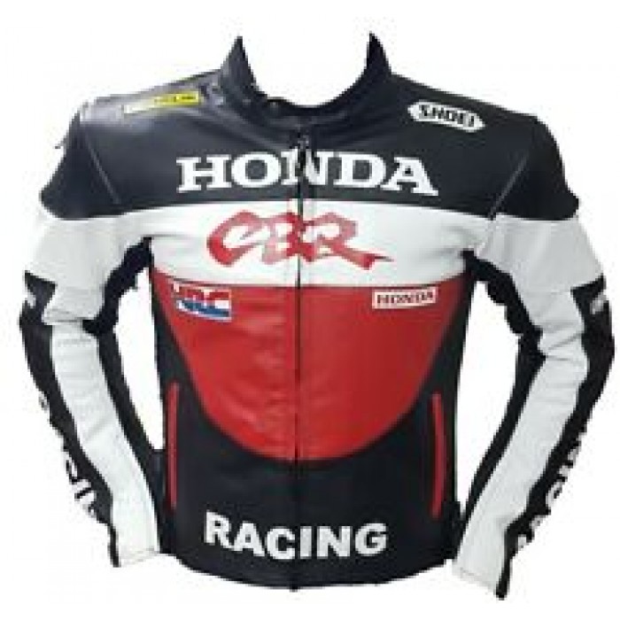 Honda CBR Motorbike Racing Bsst Quality Leather Jacket For Mens