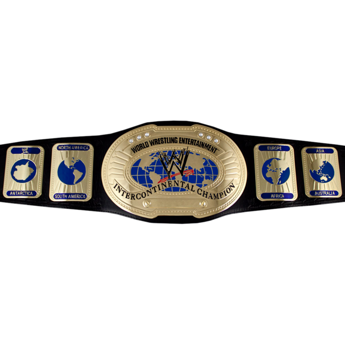 WWE INTERCONTINENTAL CHAMPIONSHIP Belt.FREE US SHIPPING.(2mm plates)