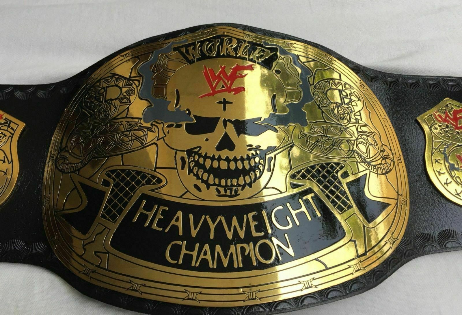 WWF Stone Cold Smoking Skull World Heavyweight Championship Belt (2mm ...