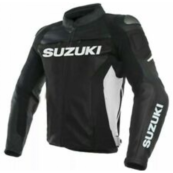 Suzuki Custom Made Best Quality Racing Leather Jacket For Mens