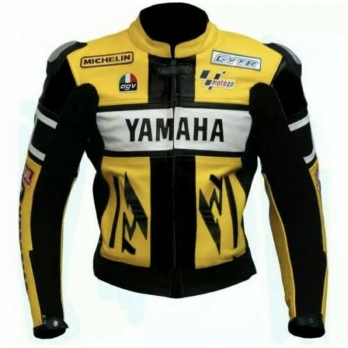 Yamaha Motorcycle Jacket For Men R1 Custom Made Best Quality Racing Leather Jacket