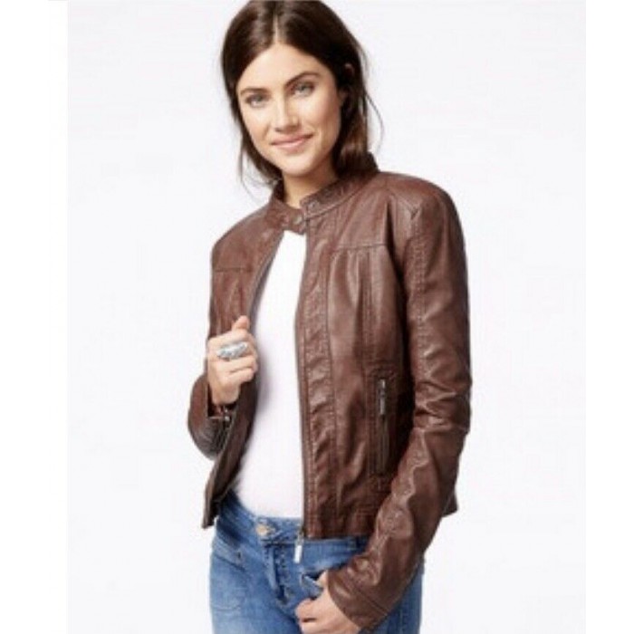 Best Quality Fashion Original Leather Jacket For Ladies