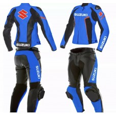 Suzuki Custom made Best Quality Leather Motorbike Racing Suit