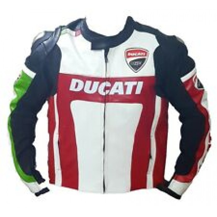 Ducati Motorbike Racing Bsst Quality Leather Jacket Include Shipping