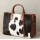 Ladies cowhide bag