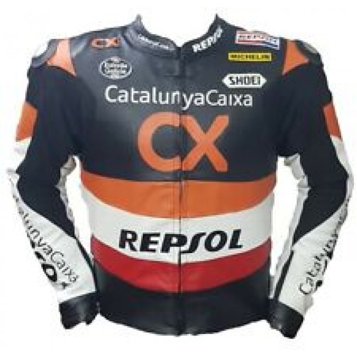 Repsol CX Custom Made Best Quality Racing Leather Jacket For Mens