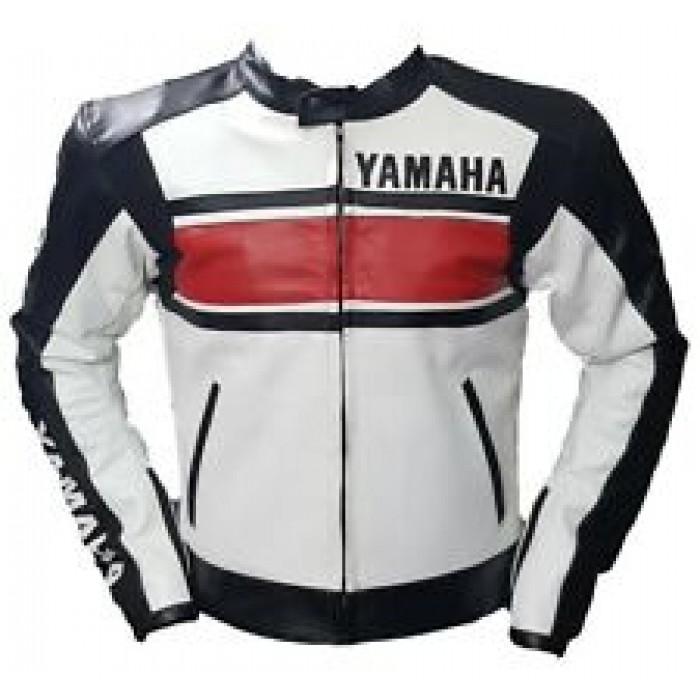 Yamaha Custom Made  Leather Jacket For Mens