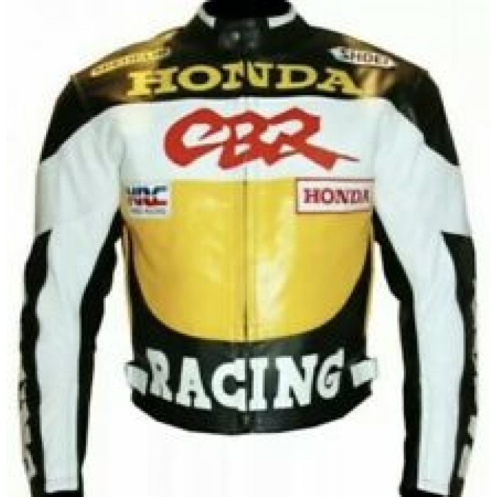 Honda CBR Custom Made Best Quality Racing Leather Jacket For Mens