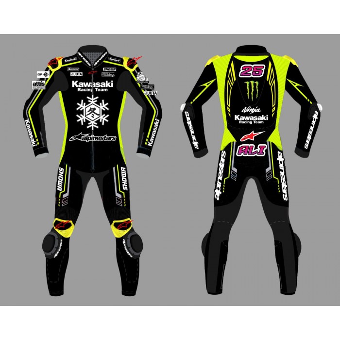 Kawaski Custom Leather Racing Suit