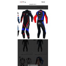 BMW Motorrad TAS Racing Team Leather Suit For Sale