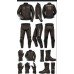 Ducati IOM 78 C1 Leather Mens Motorbike Motorcycle Jacket,Pant Set Complete set