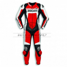Ducati Motorcycle suit + gloves & Leather Boots