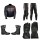 Honda Motorcycle Racing Black Biker Leather Suit set