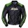 Ninja Motorbike Green Black 2017 Design Leather Jacket