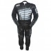 Honda Motorcycle Racing Black Biker Leather Suit