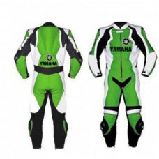 Yamaha Green Motorbike Racing Leather