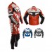 Motorcycle Jacket For Men R1 Blue & White Biker Leather Suit
