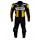 Yama YZF R1 Black yellow 46 Valentino Rossi Motorbike Leather Suit