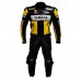  YZF R1 Black yellow 46 Valentino Rossi Motorbike Leather Suit