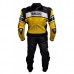  YZF R1 Black yellow 46 Valentino Rossi Motorbike Leather Suit