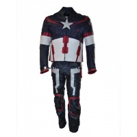 Chris Evans Captain America 2015 Leather Suit
