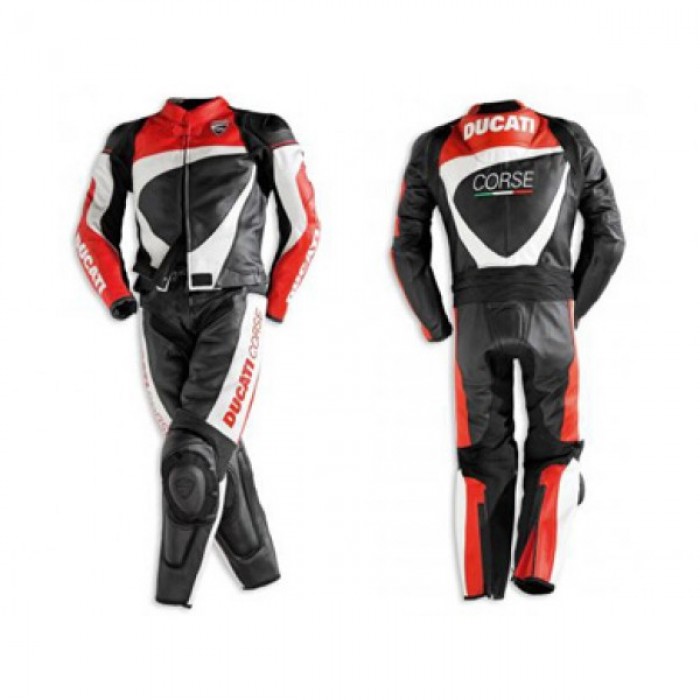Ducati corse 2012 2 pc leather suit For Mens