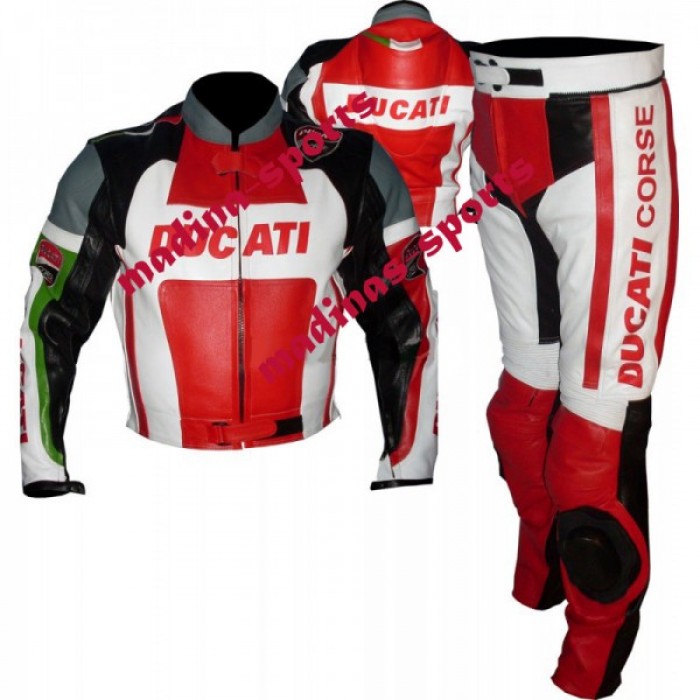 Ducati Corse Two Piece Leather Suit