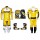MEN'S DUCATI CLASSIC YELLOW MOTORCYCLE LEATHER SUIT SET