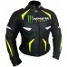 Alpinestars Black & Green Monster Biker Leather Jacket