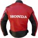 HONDA RED BIKER LEATHER JACKET MOTOGP STYLE honda racing leathers
