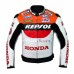 Honda Repsol Team Racer Motorbike Motorcycle Leather Jacket