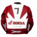 New Honda Joe Rocket Red Motorcycle Leather Jacket