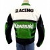 New Ninja Green Motorcycle Leather Jacket Padded S TO 6XL 2014 manufacturer