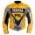 Yama R6 Motorcycle Jacket For Men R6 Yellow Black Motorbike Leather jacket Biker Jacket