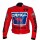Camel Red Honda Racing Leather Jacket