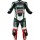 Kawasaki Ninja Motorbike Racing Leather OnePiece Suit For Men's