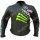 Yama Motorcycle Armor Jacket  Black Biker Leather Jacket