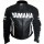 Yamaha Motorcycle Armor Jacket  Black Motorbiker Leather Jacket Men