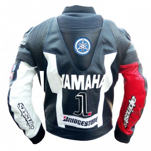 Jorge Lorenzo Yamaha Motorcycle Motogp Motorbike Racing Leather Jacket 