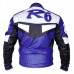Motorcycle Jacket For Men R6 Biker Leather Blue Jacket Original Leather